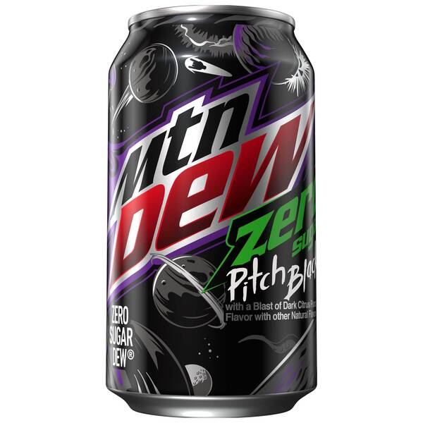 Mtn Dew Pitch Black Zero Sugar Image Of Mtn Dew Pitch Black Zero Sugar SKU: 209593