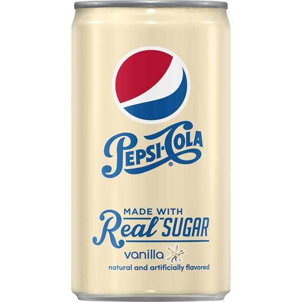 Pepsi Cola Limited Edition Real Sugar Vanilla Soda, 24-12 Oz Cans ...