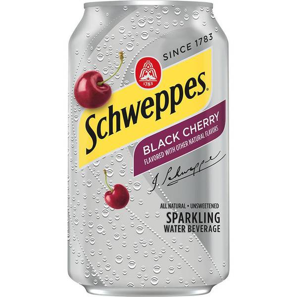Schweppes Black Cherry Sparkling Seltzer Water (2/12 Packs) Image Of Schweppes Black Cherry Sparkling Seltzer Water (2/12 Packs) SKU: 152390