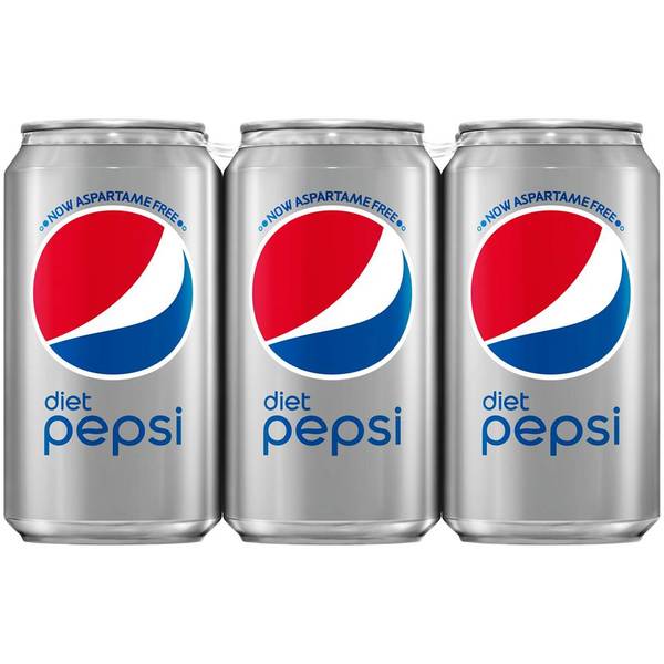 Diet Pepsi (4/6 Packs) Image Of Diet Pepsi (4/6 Packs) SKU: 7475