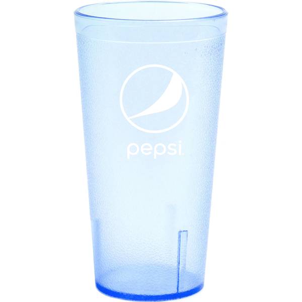 Ice Blue Globe Plastic Tumbler Image Of Ice Blue Globe Plastic Tumbler SKU: 30052