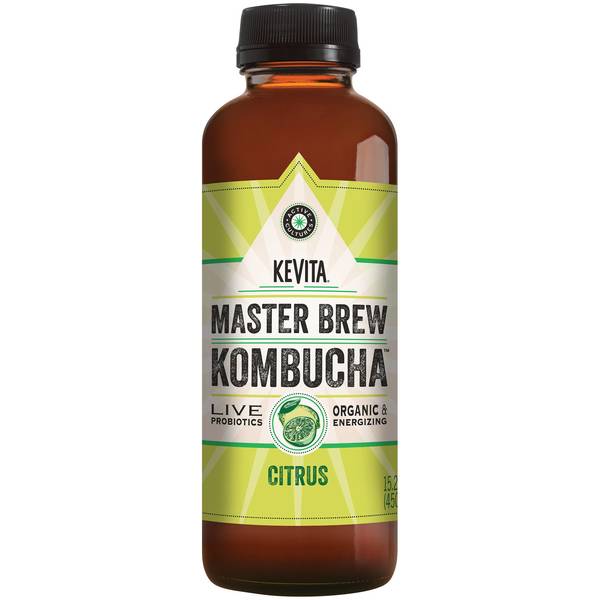 KeVita Master Brew Kombucha Citrus Image Of KeVita Master Brew Kombucha Citrus SKU: 167563