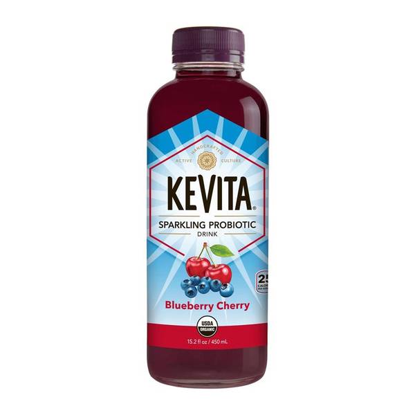 KeVita Sparkling Probiotic Blueberry Cherry Image Of KeVita Sparkling Probiotic Blueberry Cherry SKU: 167571