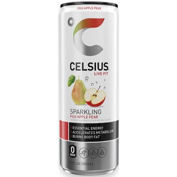 CELSIUS Sparkling Fuji Apple Pear Image Of CELSIUS Sparkling Fuji Apple Pear SKU: 320126