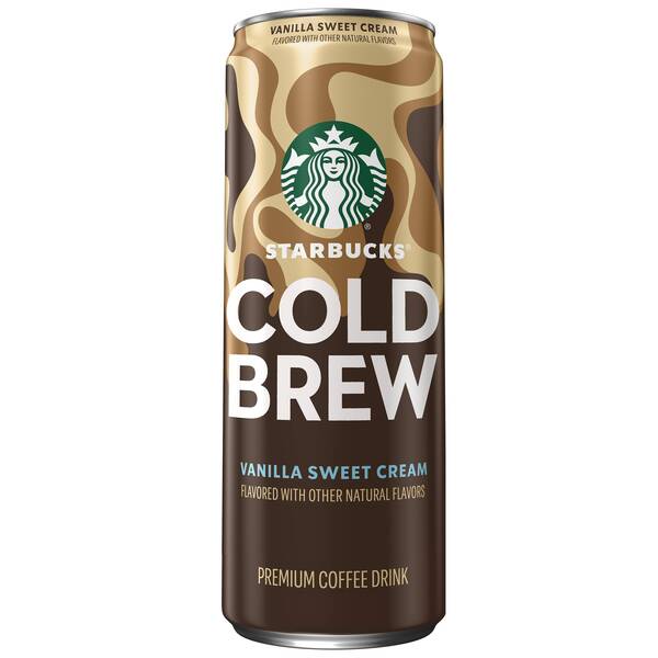 Starbucks Cold Brew Vanilla Sweet Cream Image Of Starbucks Cold Brew Vanilla Sweet Cream SKU: 322498
