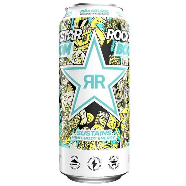 Rockstar Energy Boom Pina Colada Image Of Rockstar Energy Boom Pina Colada SKU: 325408