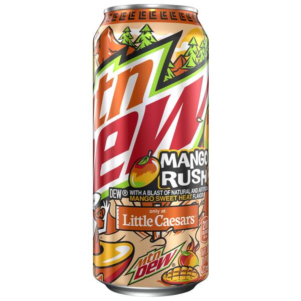 Mountain Dew Mango Rush (Little Caesars Exclusive – Limit 17 Cases Per Order) Image Of Mountain Dew Mango Rush (Little Caesars Exclusive – Limit 17 Cases Per Order) SKU: 325689