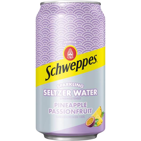 Schweppes Pineapple Passionfruit Sparkling Seltzer Water Image Of Schweppes Pineapple Passionfruit Sparkling Seltzer Water SKU: 325722