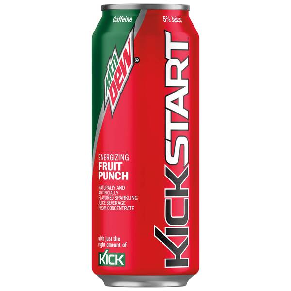 Mountain Dew Kickstart Fruit Punch Image Of Mountain Dew Kickstart Fruit Punch SKU: 137569