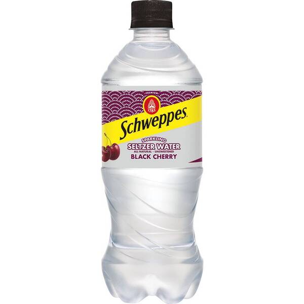 Schweppes Black Cherry Sparkling Seltzer Water Image Of Schweppes Black Cherry Sparkling Seltzer Water SKU: 137738