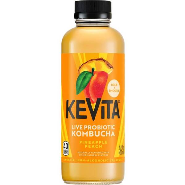 KeVita Live Probiotics Pineapple Peach Image Of KeVita Live Probiotics Pineapple Peach SKU: 167568