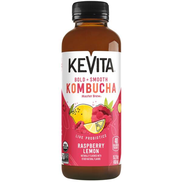 KeVita Master Brew Kombucha Raspberry Lemon