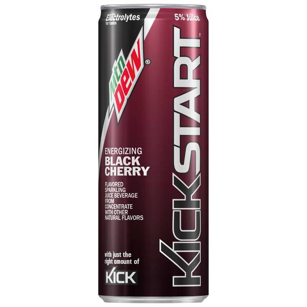 Mountain Dew Kickstart Black Cherry Image Of Mountain Dew Kickstart Black Cherry SKU: 169715