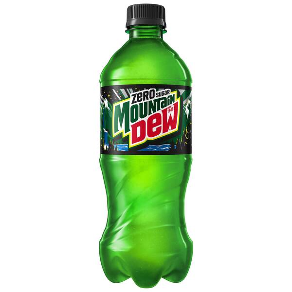 Mountain Dew Zero — source 20 oz bottle photograph