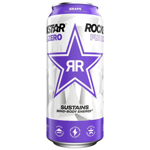 Rockstar Pure Zero Grape Image Of Rockstar Pure Zero Grape SKU: 198596