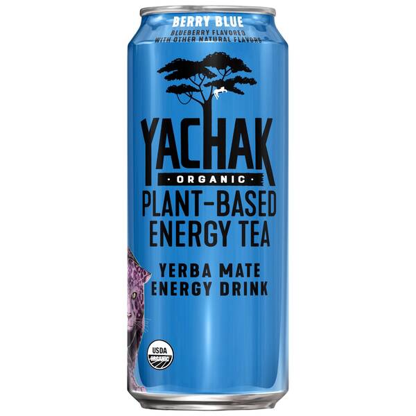 Yachak Organic Yerba Mate Berry Blue Image Of Yachak Organic Yerba Mate Berry Blue SKU: 201342