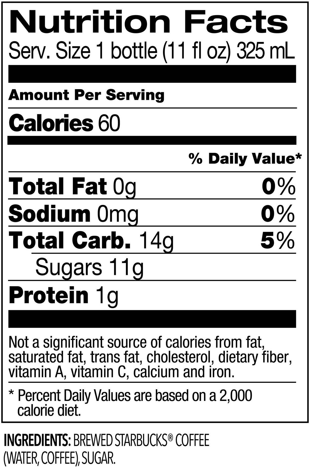 Starbucks Iced Coffee Black Lightly Sweet | Coffees/Teas ...