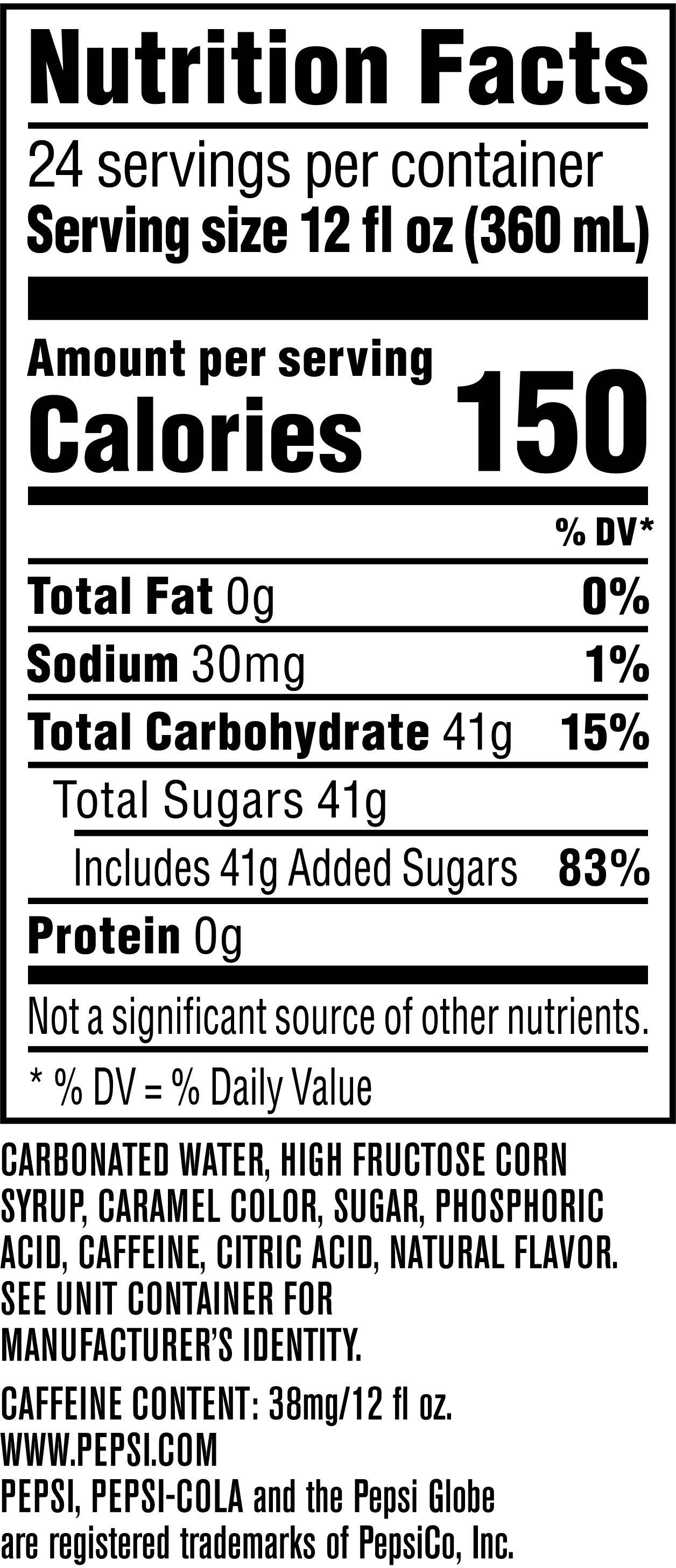 Pepsi Soft Drinks BEVERAGES PepsiCo Partners