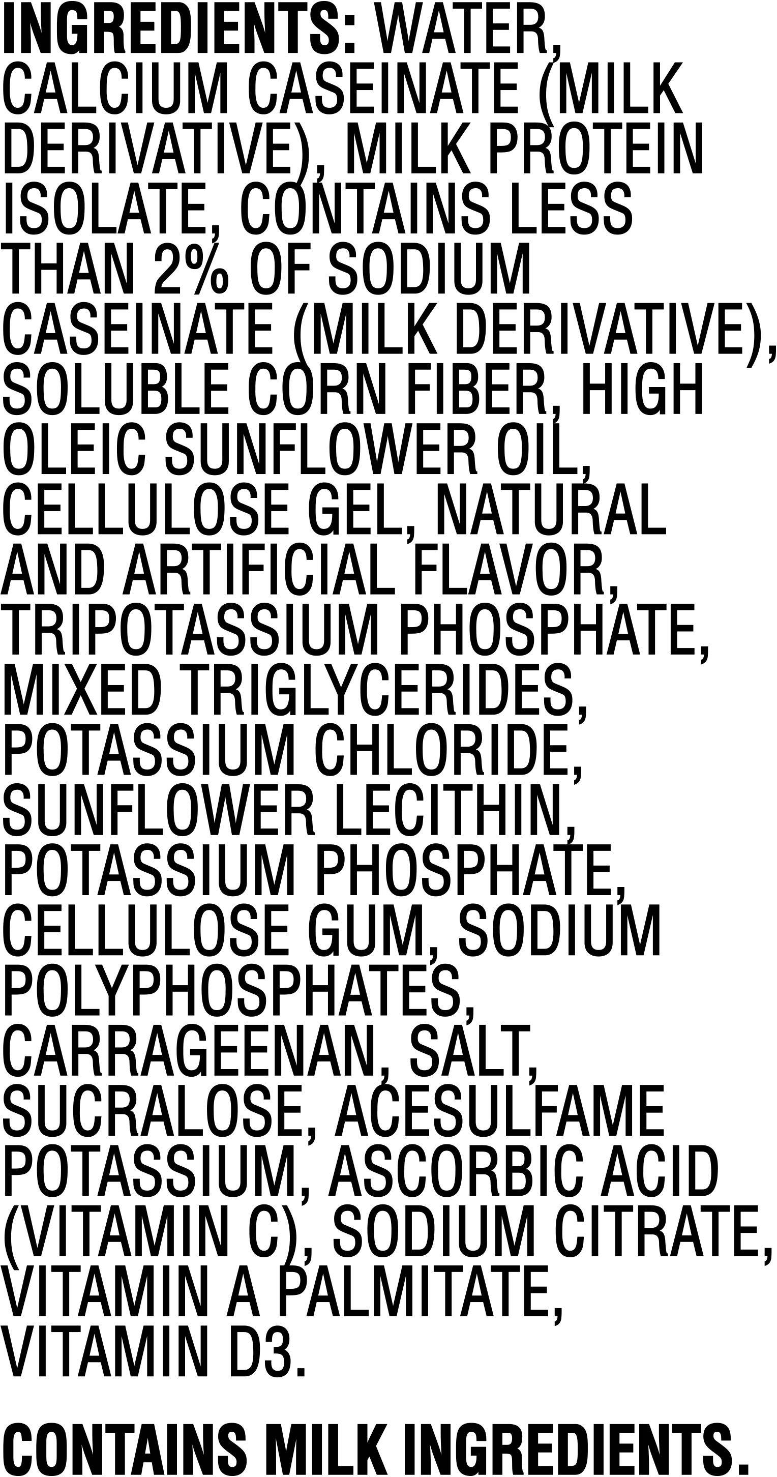 Image describing nutrition information for product Muscle Milk Genuine Vanilla Crème