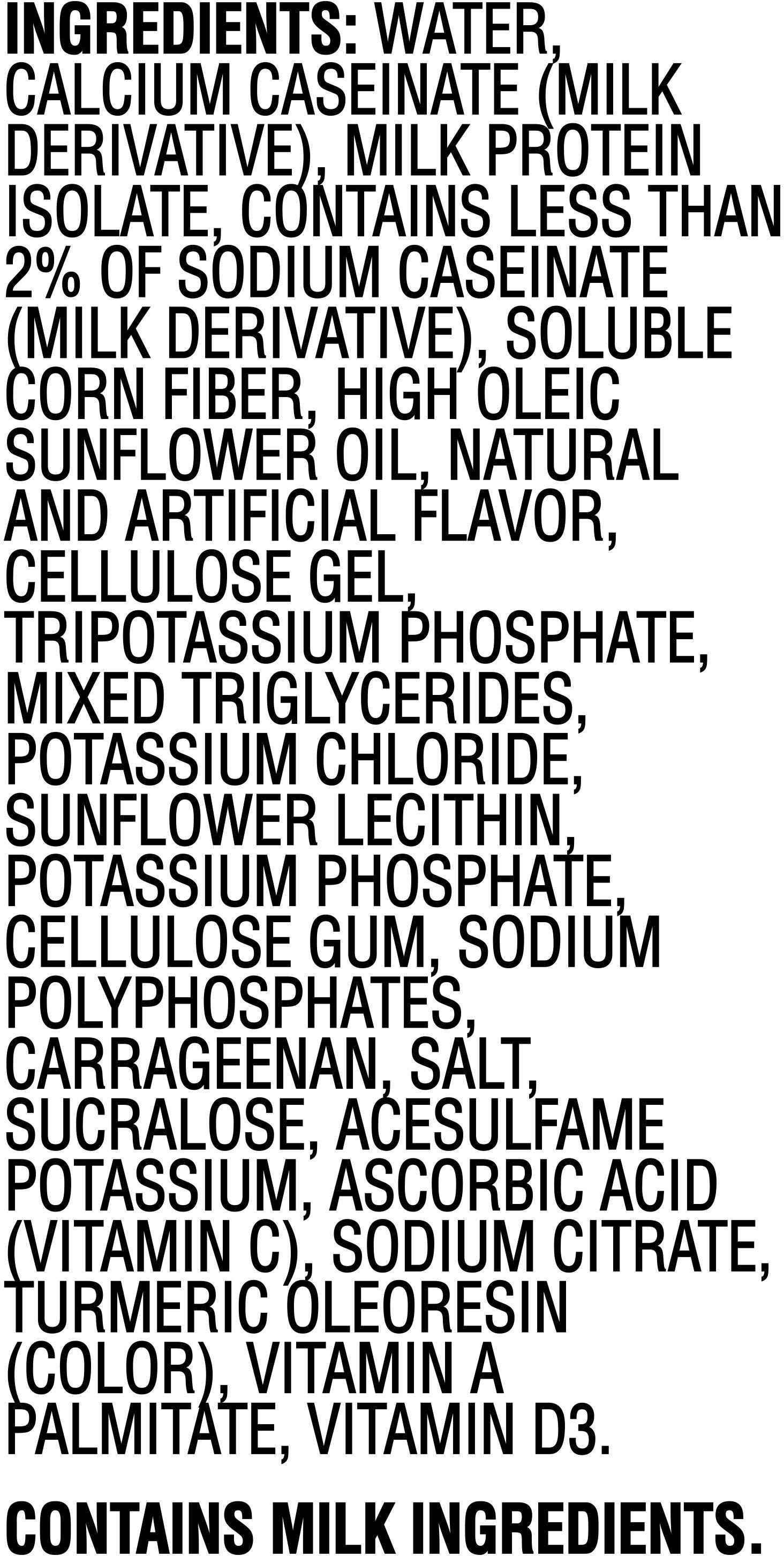 Image describing nutrition information for product Muscle Milk Banana Crème