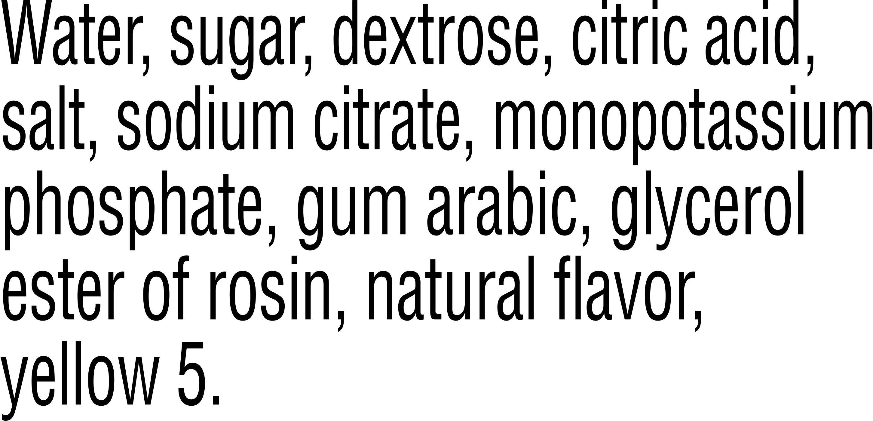 Image describing nutrition information for product Gatorade Lemon Lime