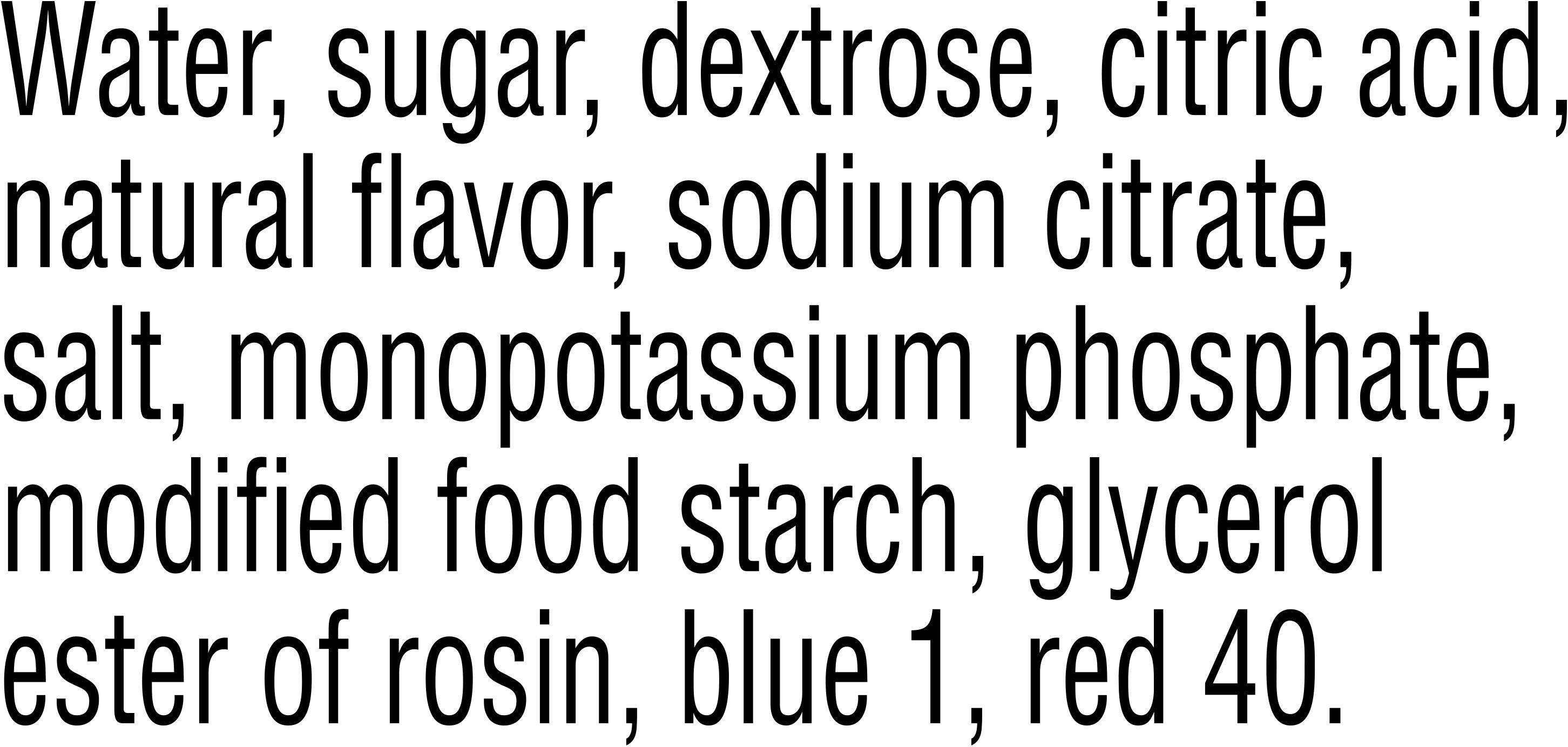 Image describing nutrition information for product Gatorade Fierce Grape