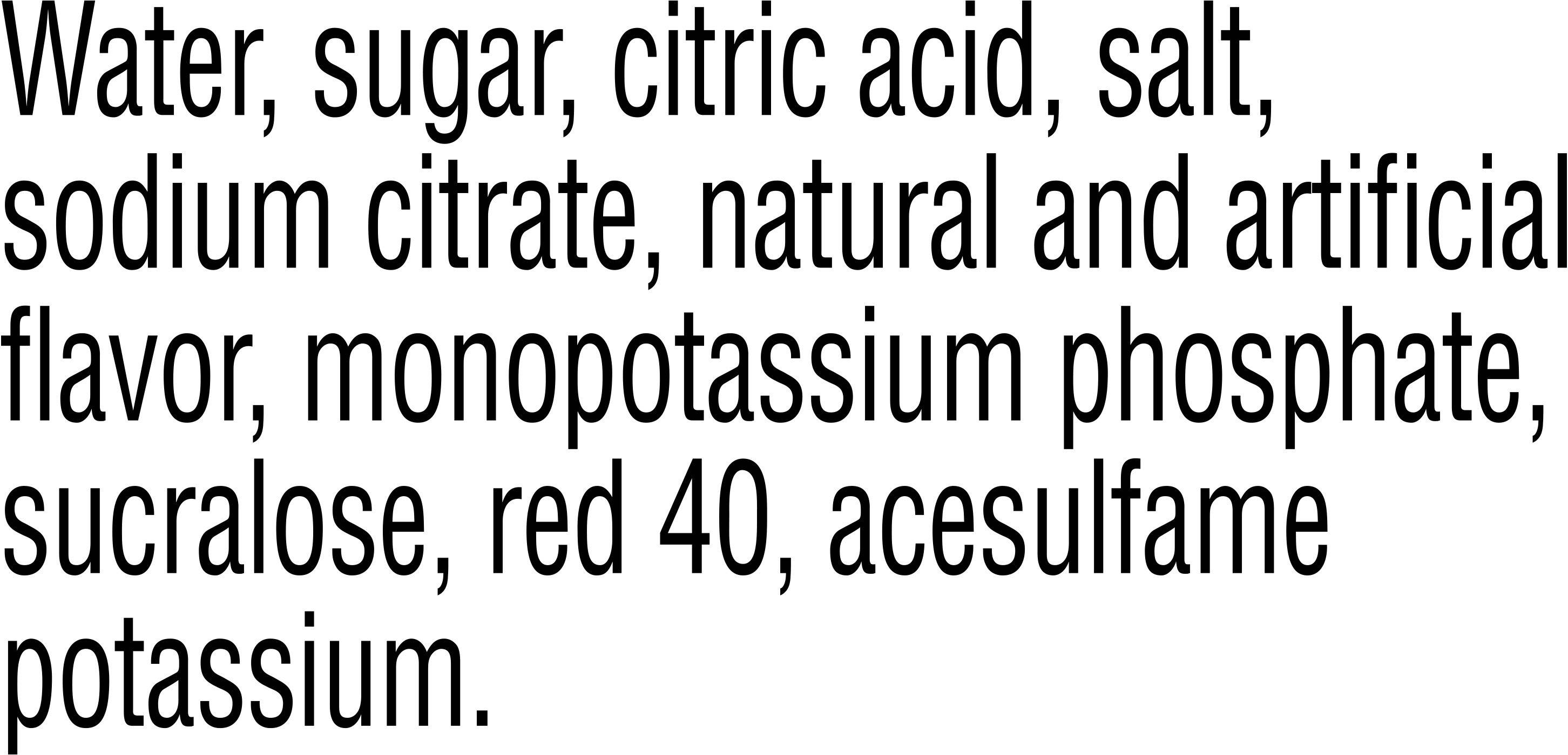 Image describing nutrition information for product Gatorade G2 Fruit Punch