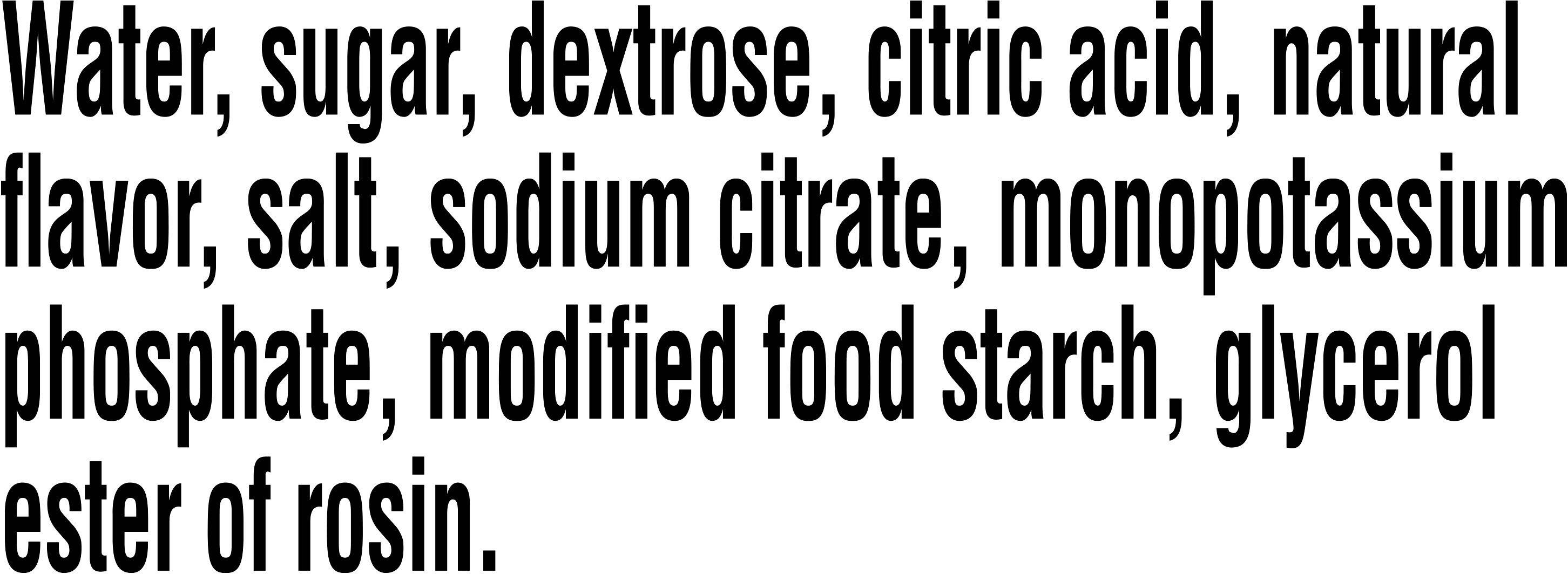 Image describing nutrition information for product Gatorade Glacier Cherry