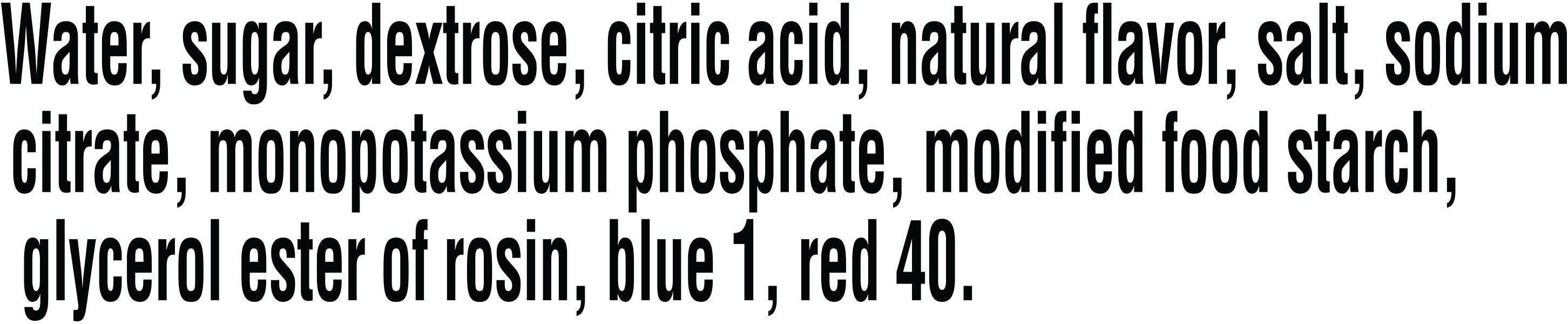 Image describing nutrition information for product Gatorade Frost Icy Charge