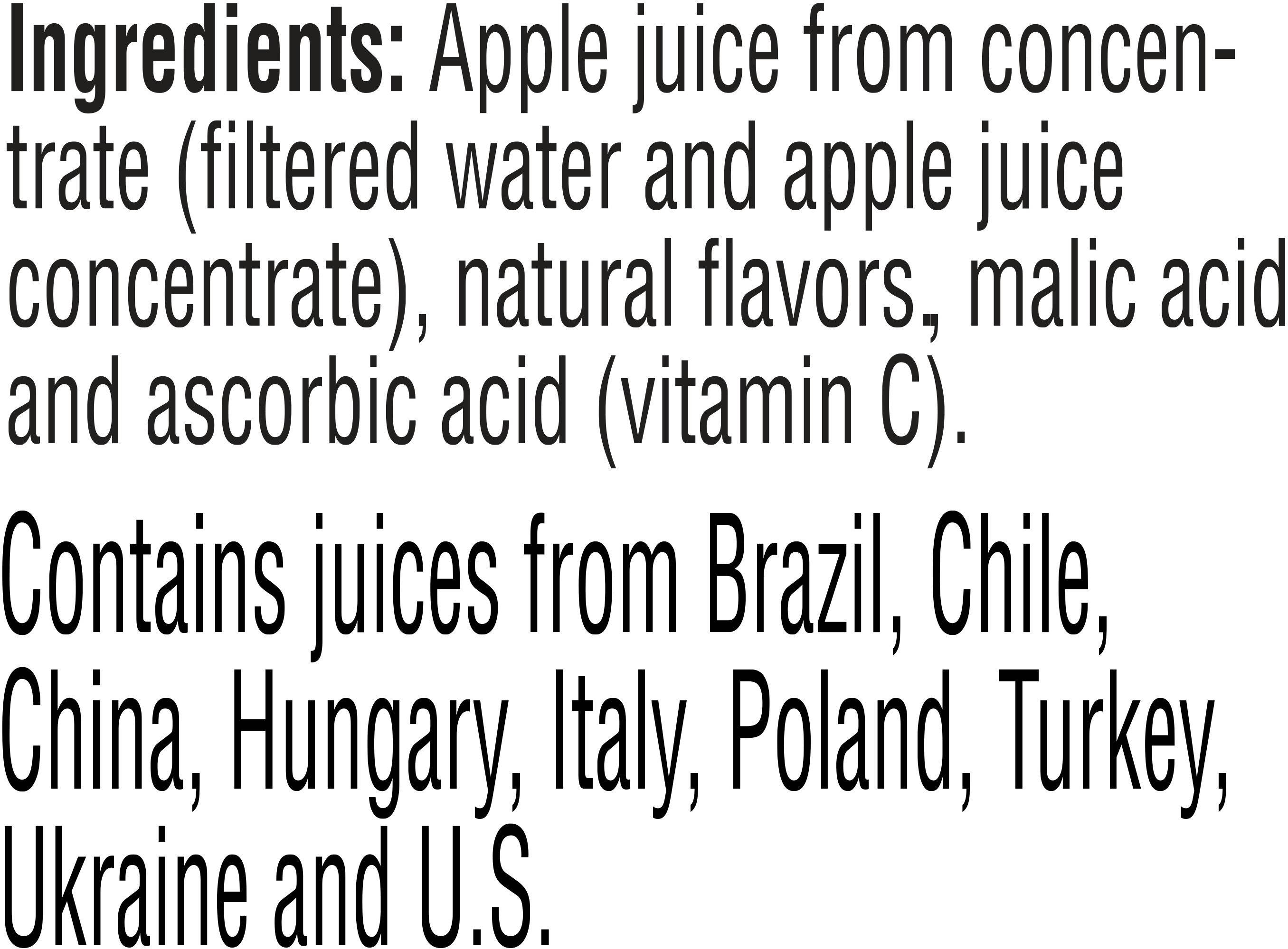 Image describing nutrition information for product Tropicana Apple Juice