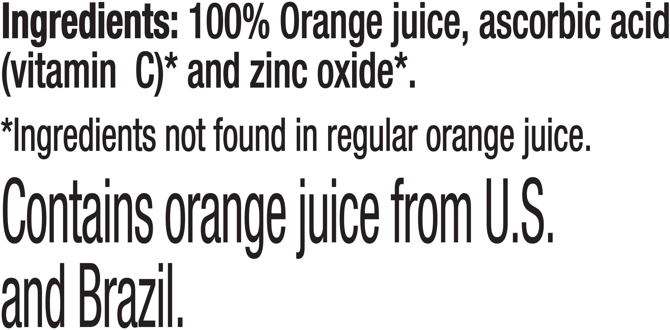 Image describing nutrition information for product Trop 50 Orange Juice No Pulp Calcium