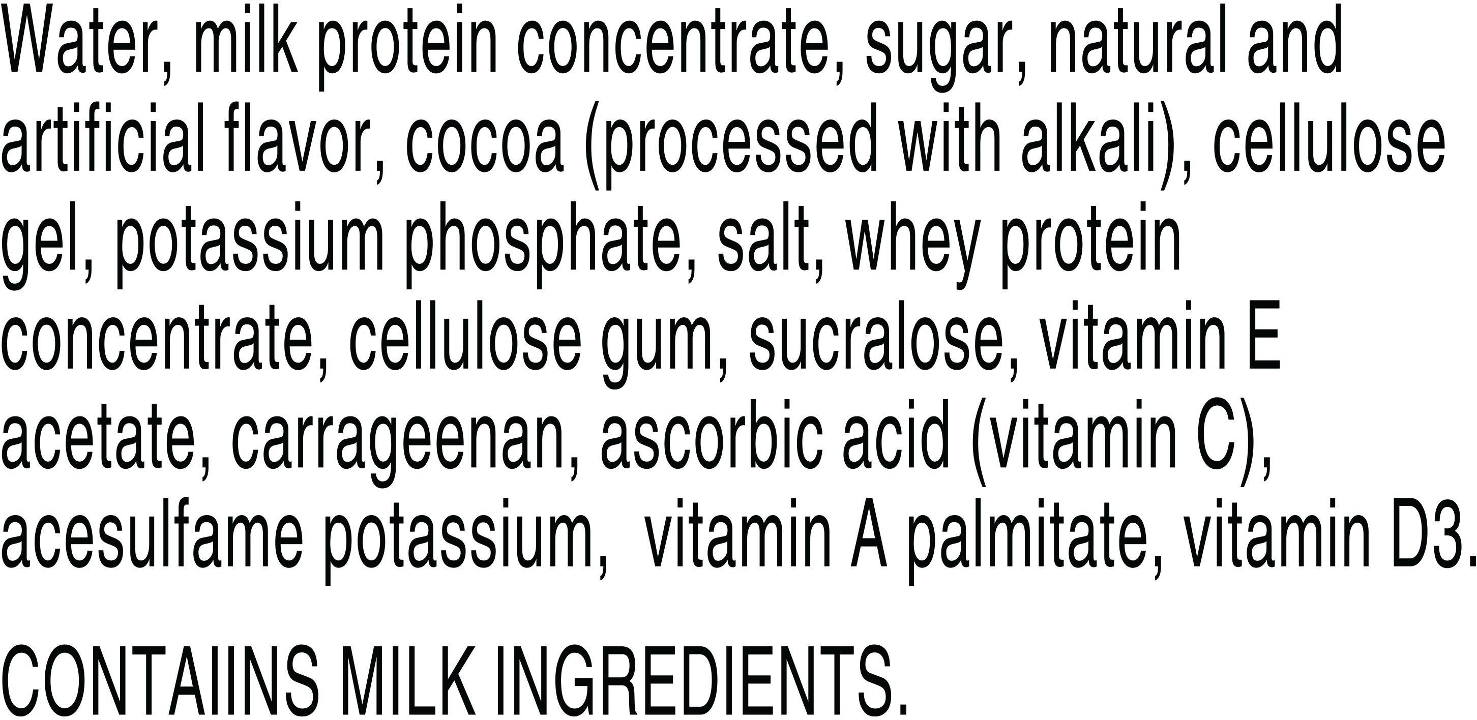 Image describing nutrition information for product Gatorade Super Shake Chocolate