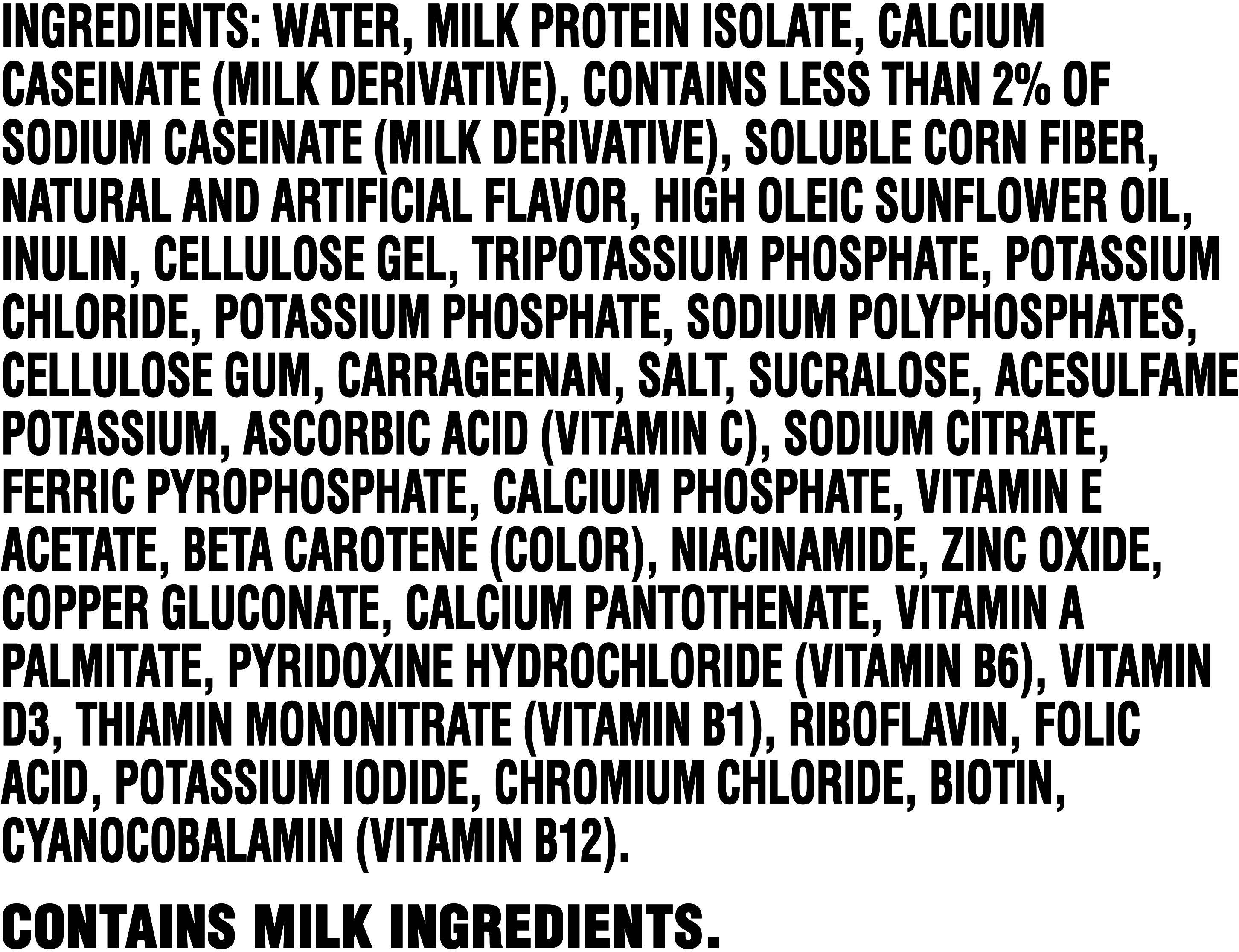 Image describing nutrition information for product Muscle Milk Pro Advanced Nutrition Slammin Strawberry