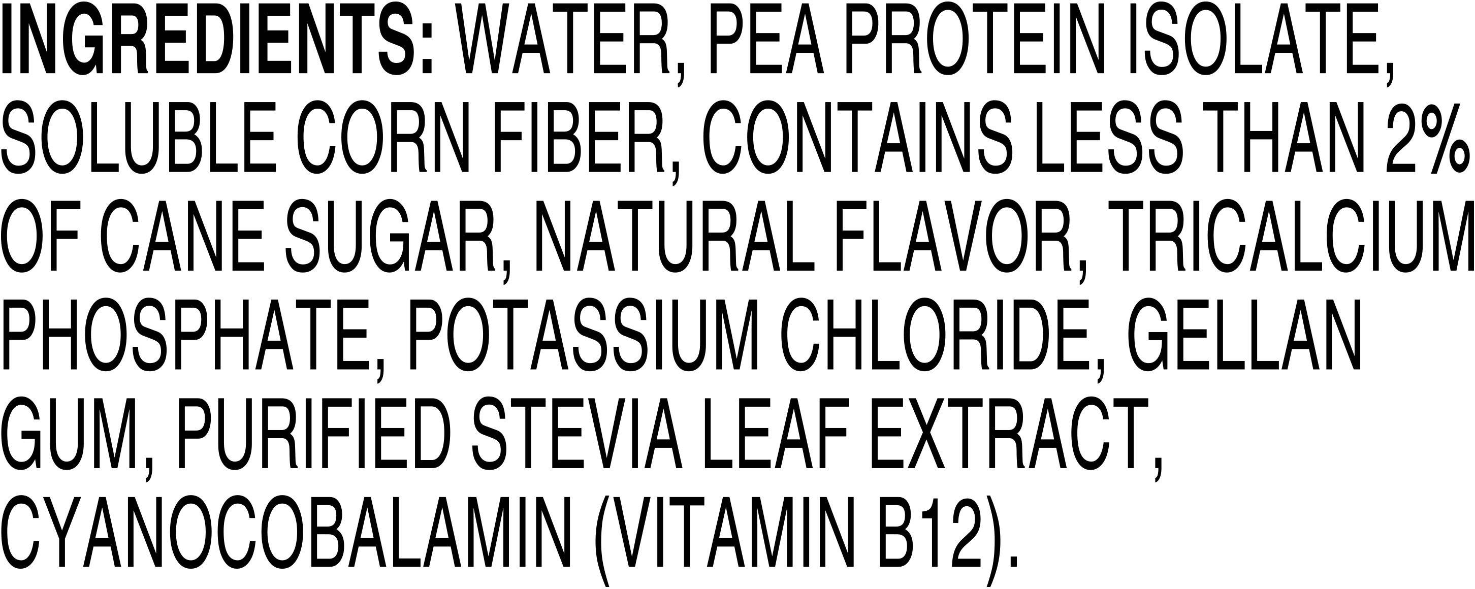 Image describing nutrition information for product Evolve Protein Shake Creamy Vanilla