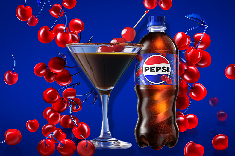 Pepsi Wild Cherry Choco-Tini decoration image